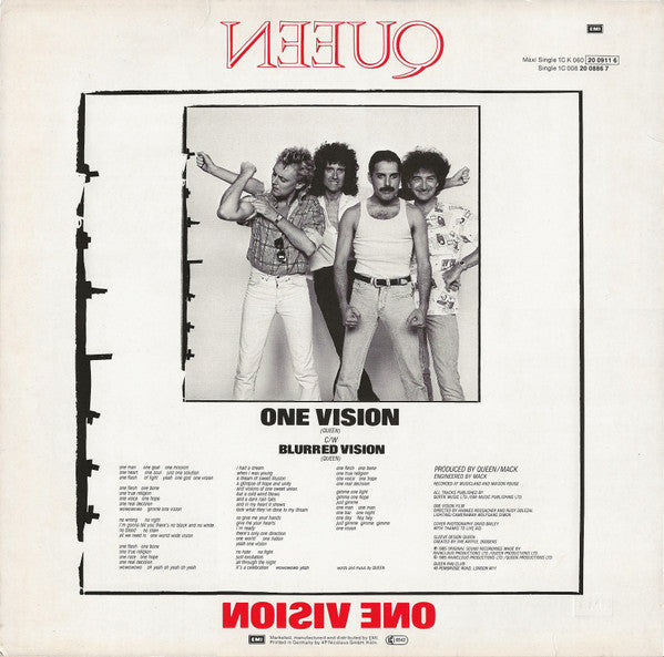 Queen – One Vision (Extended Vision) (NM, FUNDA VG+) BOX27