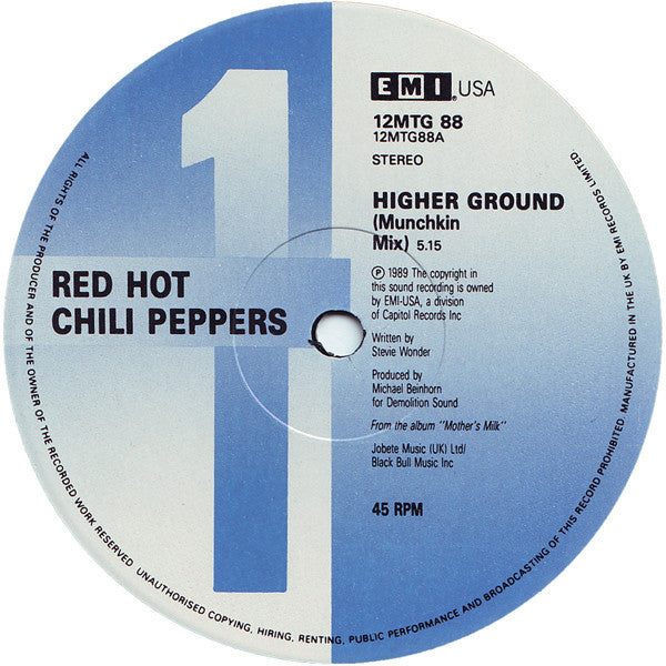 Red Hot Chili Peppers – Higher Ground (NM) BOX35