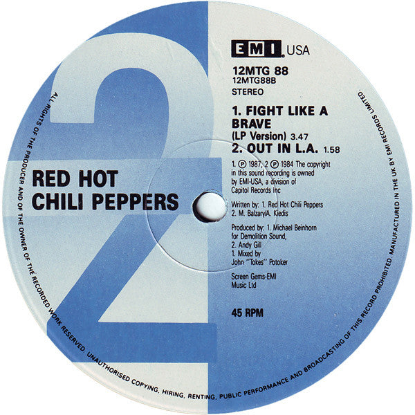 Red Hot Chili Peppers – Higher Ground (NM) BOX35