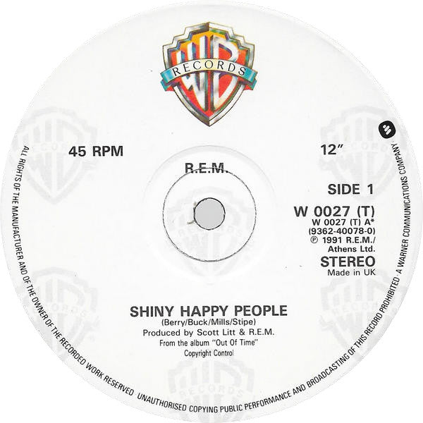R.E.M. – Shiny Happy People (NM, FUNDA VG+) BOX6