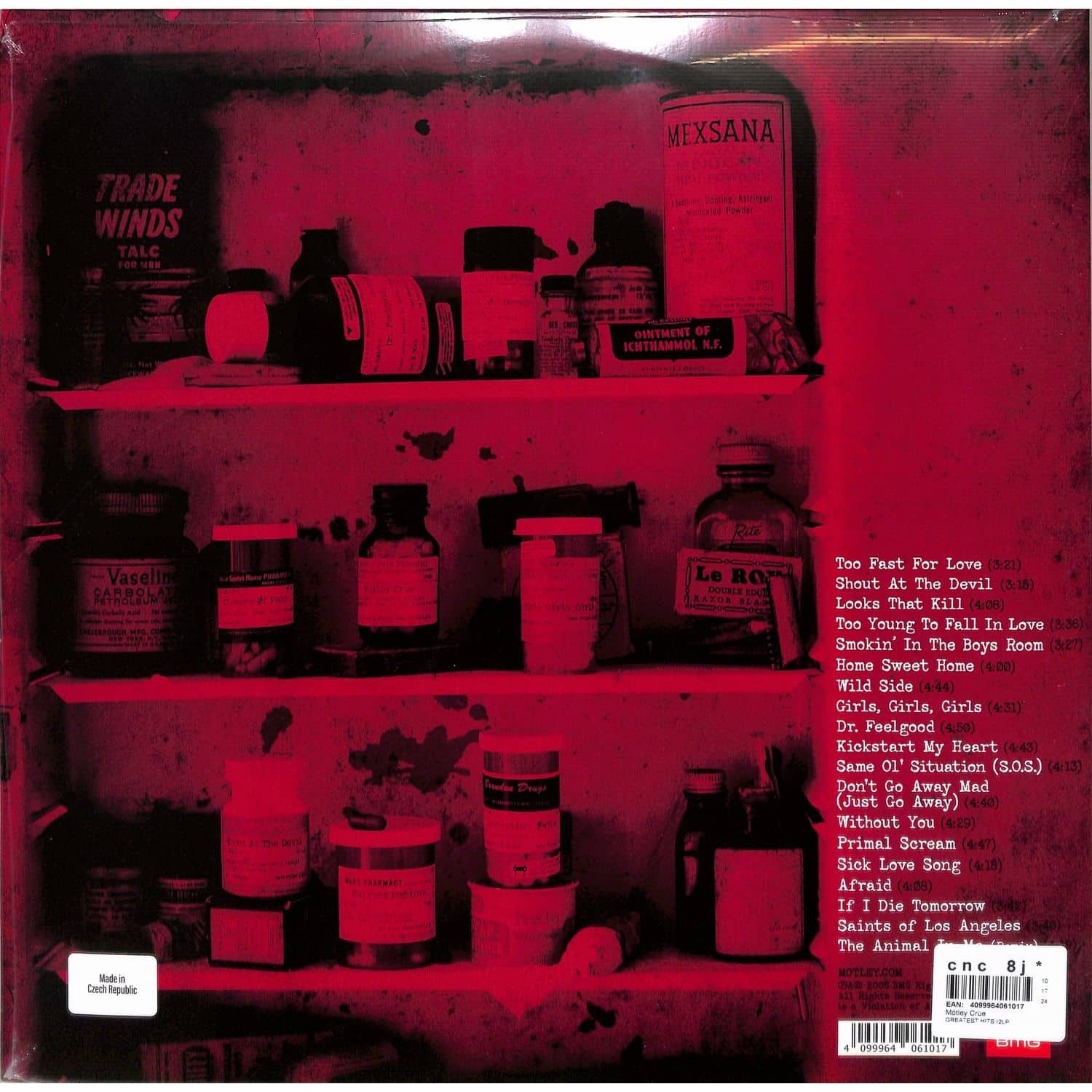 Mötley Crüe – Greatest Hits / DISCO DOBLE (NUEVO, SELLADO) BOXV3
