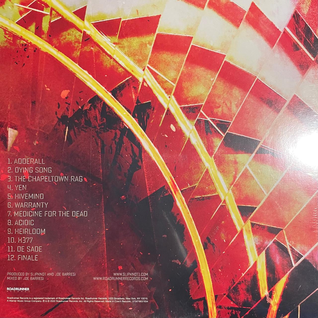 Slipknot – The End For Now... - Clear Vinyl / DISCO DOBLE (NUEVO, SELLADO) BOXV12