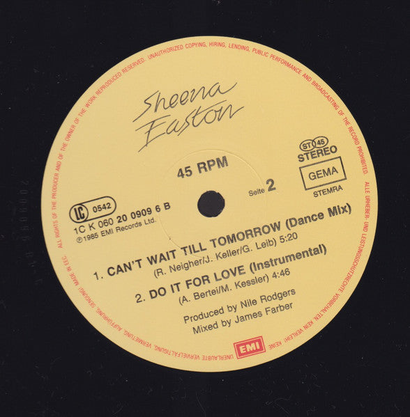 Sheena Easton – Do It For Love (NM, FUNDA VG+) BOX35