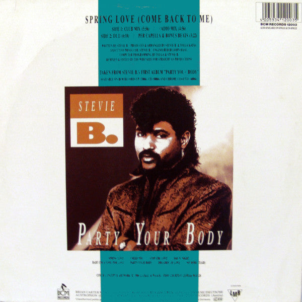 Stevie B. – Spring Love (Come Back To Me) (EX) BOX35