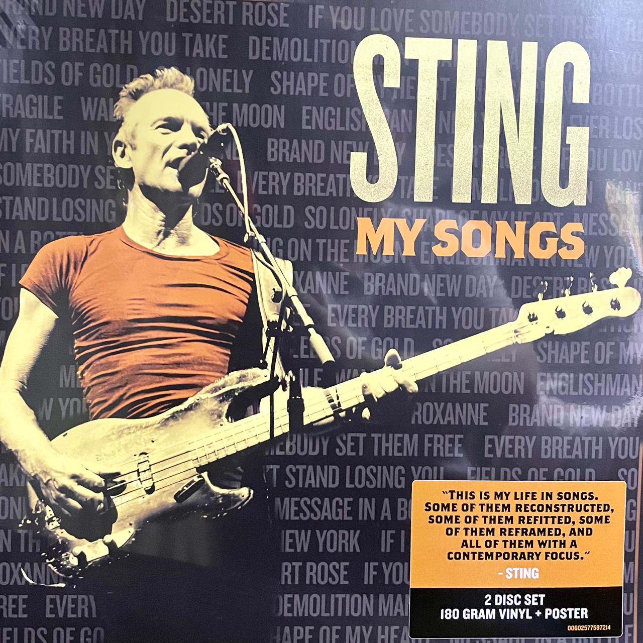 Sting – My Songs / DISCO DOBLE (NUEVO, SELLADO) BOXV14