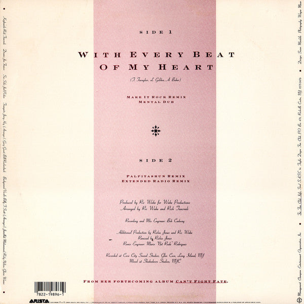 Taylor Dayne – With Every Beat Of My Heart (NM, FUNDA VG+) BOX6
