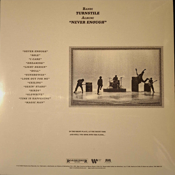 Turnstile – Never Enough (NUEVO, SELLADO) BOXV23