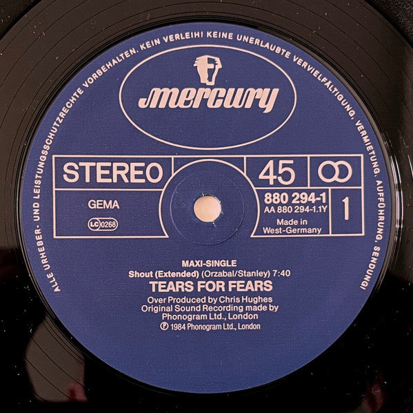 Tears For Fears – Shout (Extended Version) (NM) BOX4