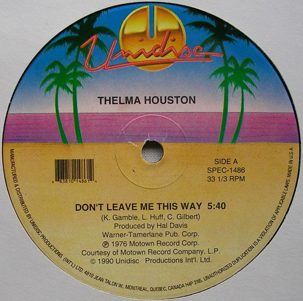 Thelma Houston / Celi Bee – Don't Leave Me This Way / Superman (NM, FUNDA VG+) BOX7