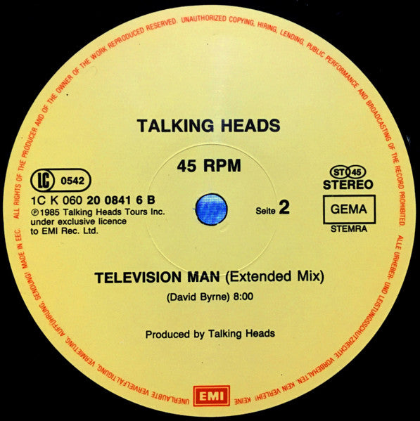Talking Heads – Road To Nowhere (NM) BOX36