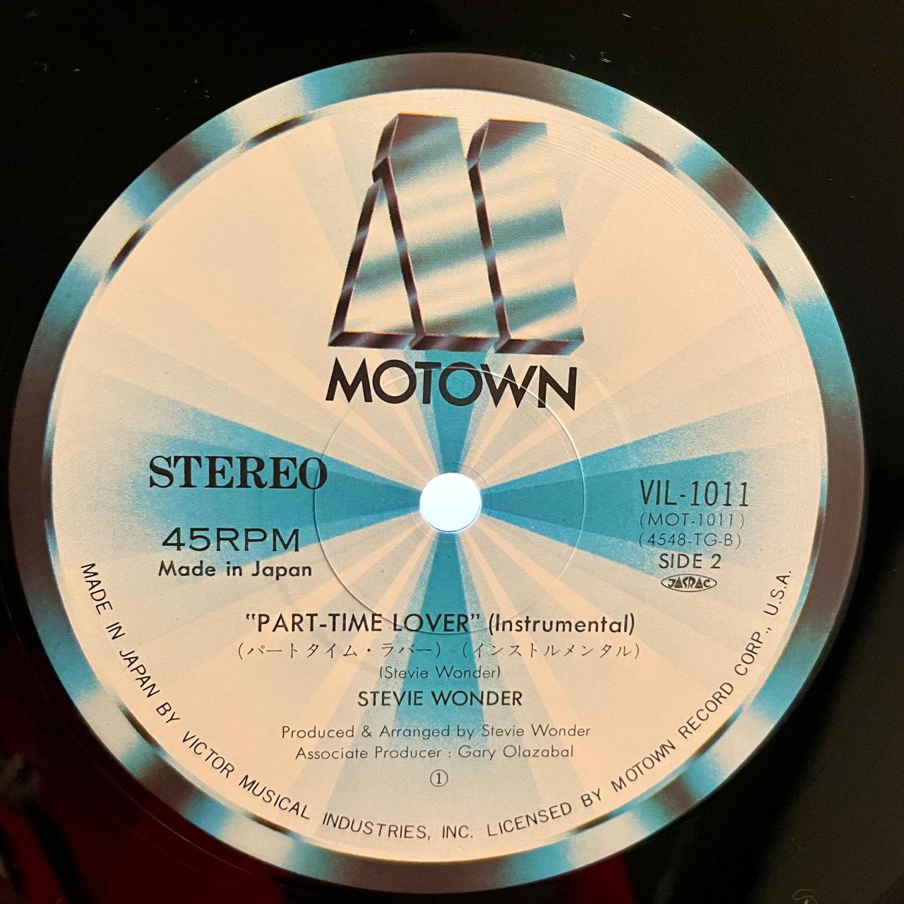 Stevie Wonder – Part-Time Lover / JAPONES Incluye OBI (NM) BOX29