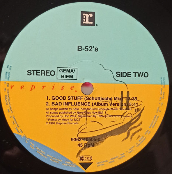 The B-52's – Good Stuff (Remix) (VG+) BOX36