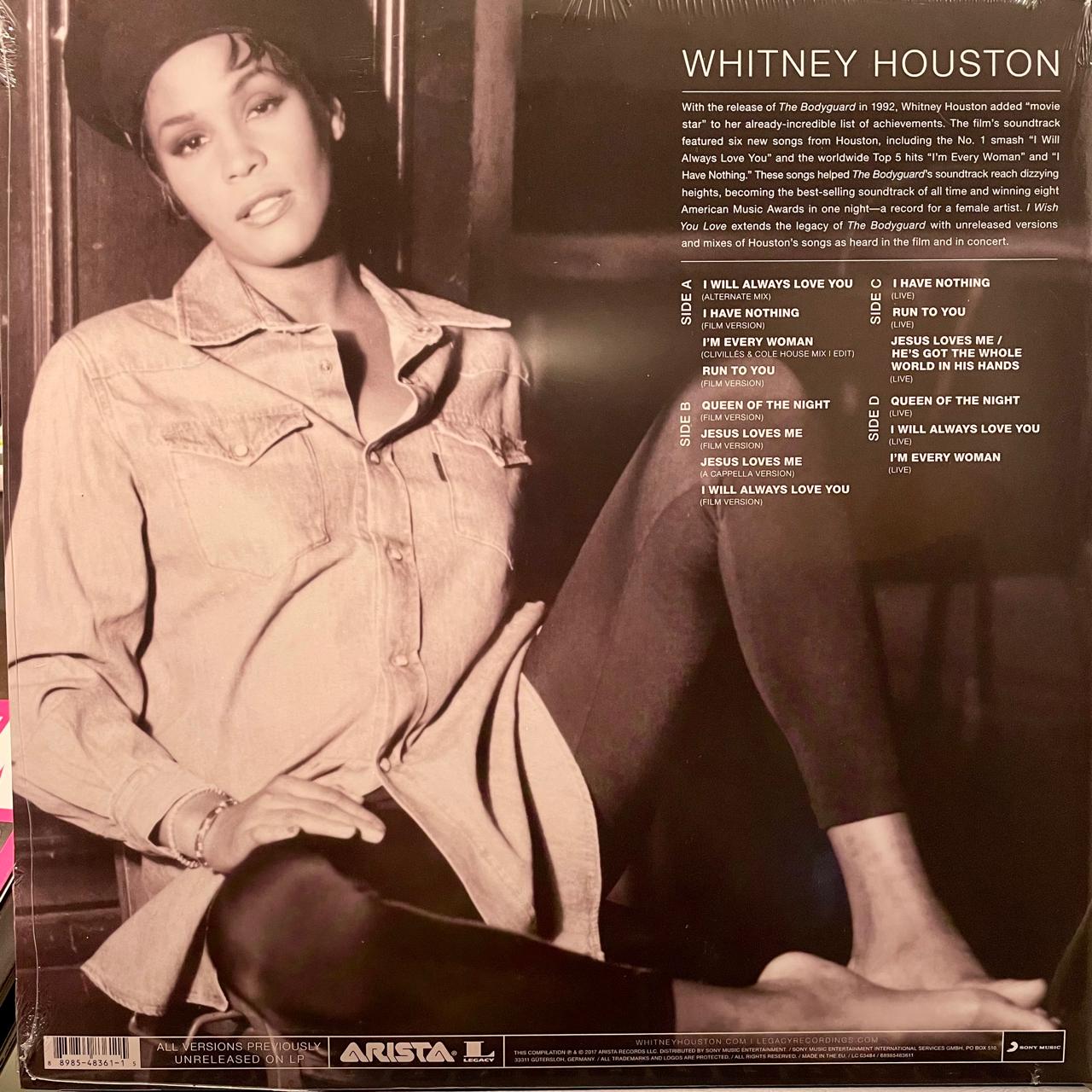 Whitney Houston – I Wish You Love: More From The Bodyguard / DISCO DOBLE (NUEVO, SELLADO) BOXV27
