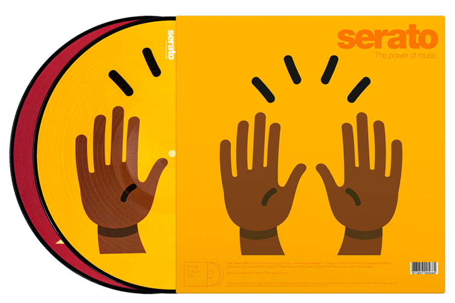 Timecode Vinilo Serato 12" Emoji Series #1 Hands (Par)