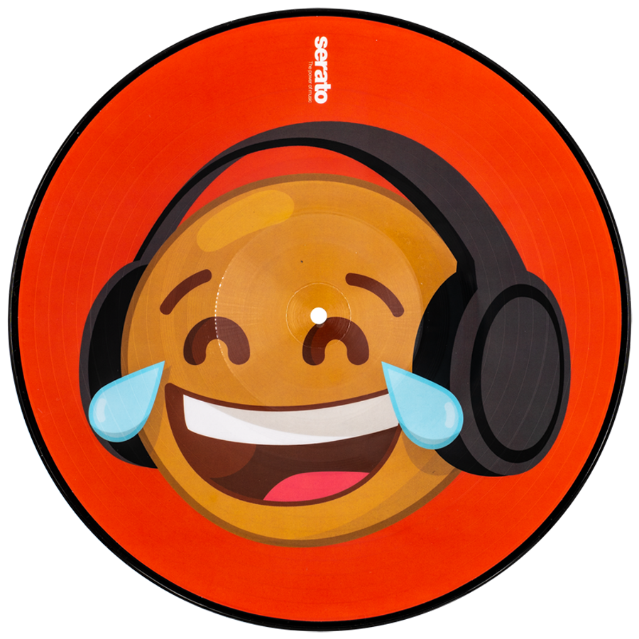 Timecode Vinilo Serato 12" Emoji Series #4 Thinking-Crying (Par)