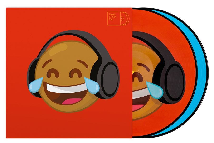 Timecode Vinilo Serato 12" Emoji Series #4 Thinking-Crying (Par)