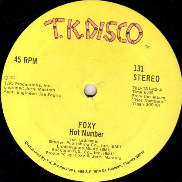 Foxy – Hot Number (VG+, Funda Generic) Box14