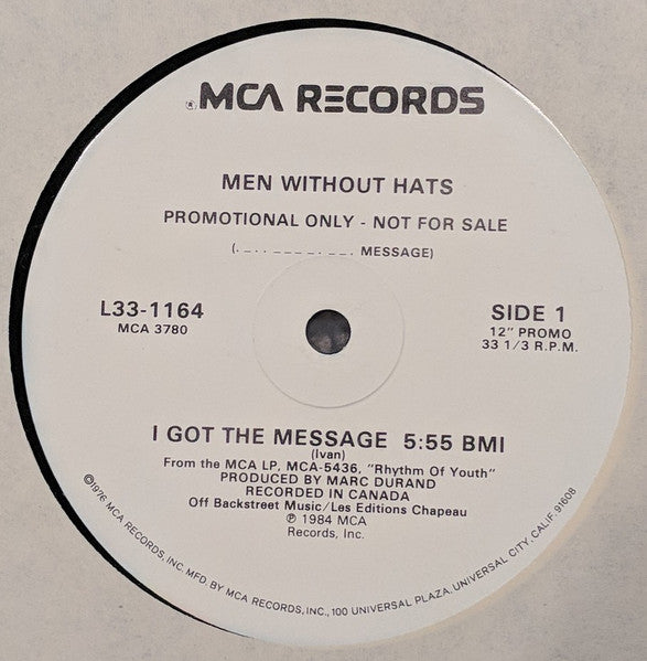 Men Without Hats – I Got The Message (VG+ FUNDA GENÉRICA DE SELLO) Box9