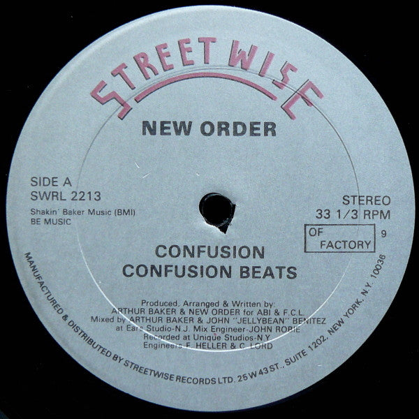 New Order – Confusion (NM, Funda VG+) Box27