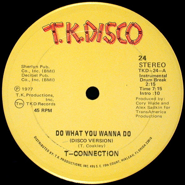 T-Connection – Do What You Wanna Do / Got To See My Lady (VG+, Funda Generic) Box21