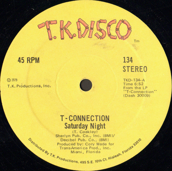 T-Connection – Saturday Night (VG+, Funda Generic) Box9