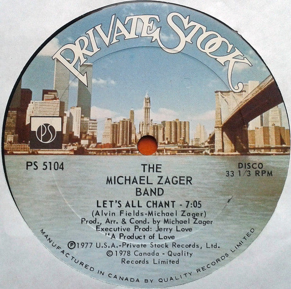 The Michael Zager Band – Let's All Chant / Love Express (VG+, Funda Generic) Box25