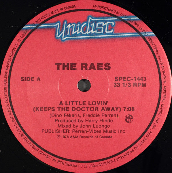The Raes / E.G. Daily – A Little Lovin' (Keeps The Doctor Away) / Say It, Say It (NM) Box31
