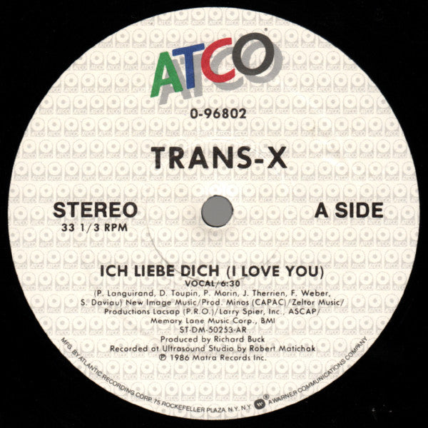 Trans-X – Ich Liebe Dich (I Love You) (VG+) Box2
