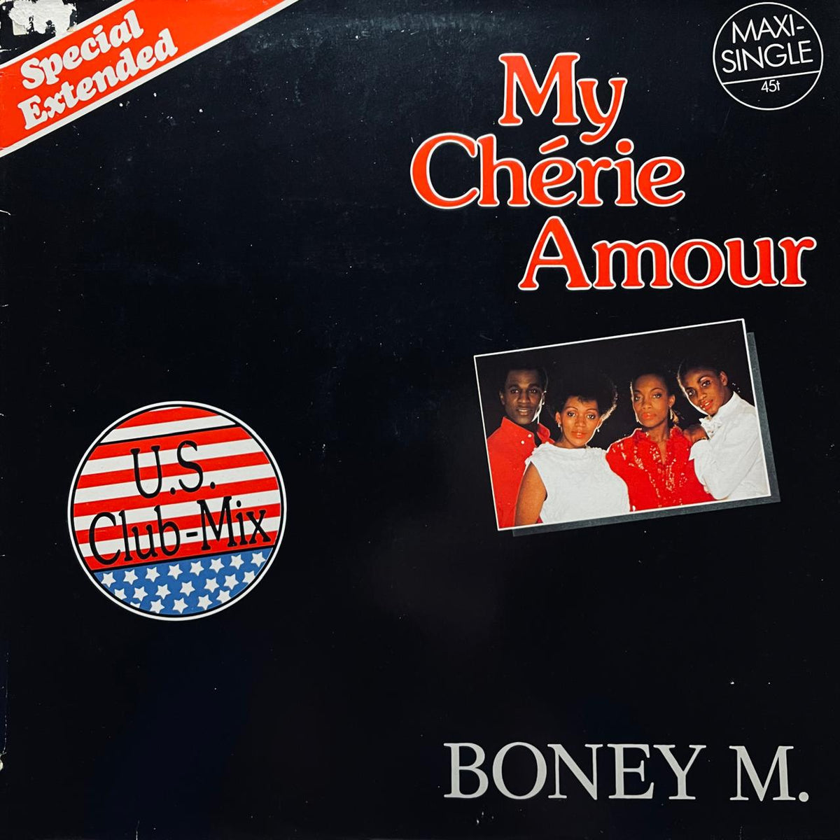 Boney M. – My Chérie Amour (U.S. Club-Mix - Special Extended) (NM, FUNDA VG+) BOX33
