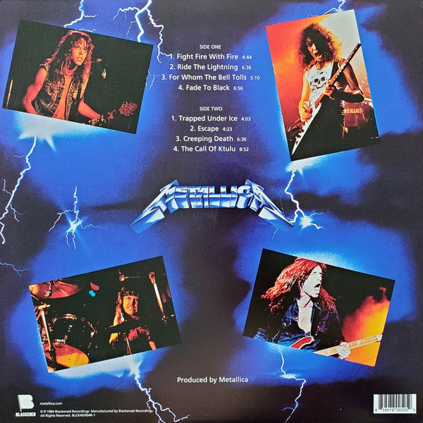 Metallica – Ride The Lightning / REMASTERED (NUEVO, SELLADO)