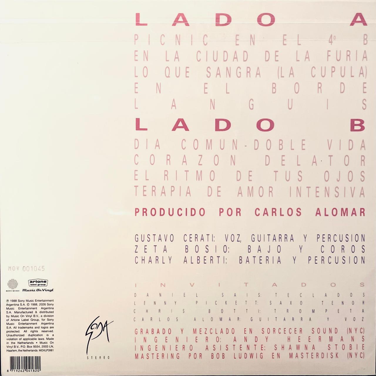 Soda Stereo – Doble Vida / EDICIÓN LIMITADA NUMERADA & CRYSTAL CLEAR / INCLUYE INSERT (NUEVO, SELLADO)