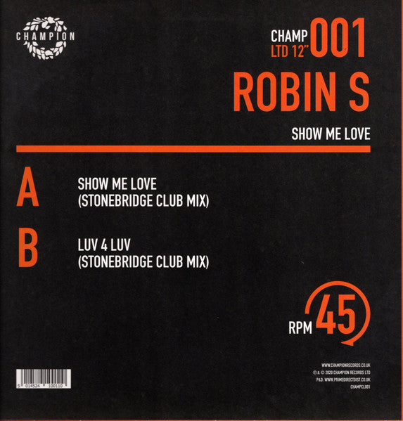 Robin S – Show Me Love (NUEVO, NO SELLADO) BOX25