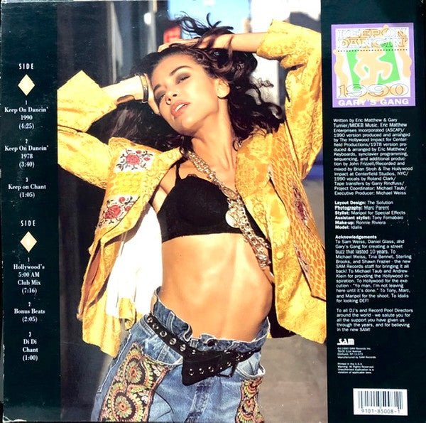 Gary's Gang – Keep On Dancin' 1990 (NM, FUNDA EX) BOX33