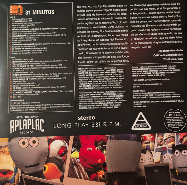 31 Minutos – 31 Minutos (NUEVO, SELLADO)