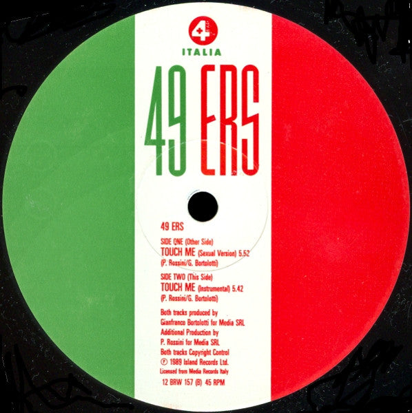 49ers – Touch Me (Sexual Version) (NM, FUNDA EX)