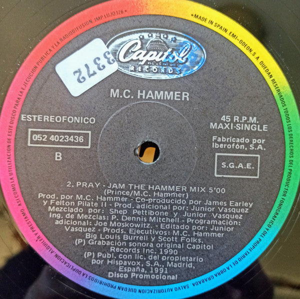 MC Hammer – Pray (NM, FUNDA VG+) BOX6