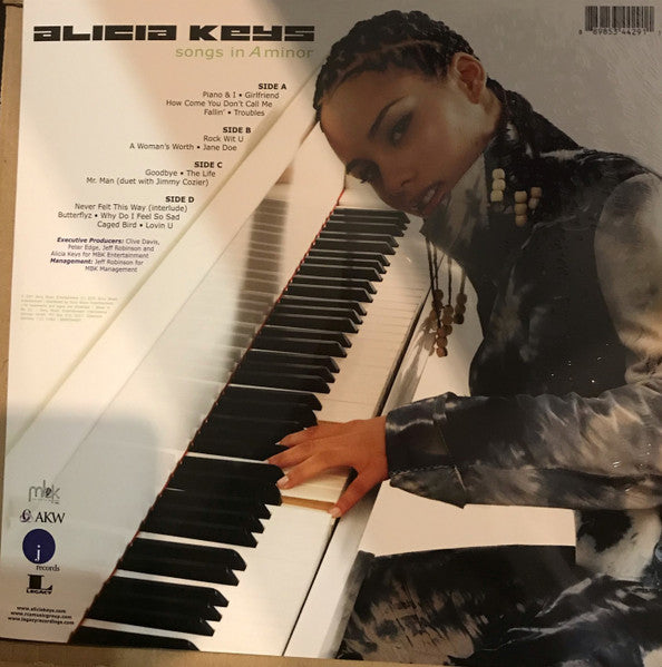 Alicia Keys – Songs In A Minor / DISCO DOBLE (NUEVO, SELLADO)