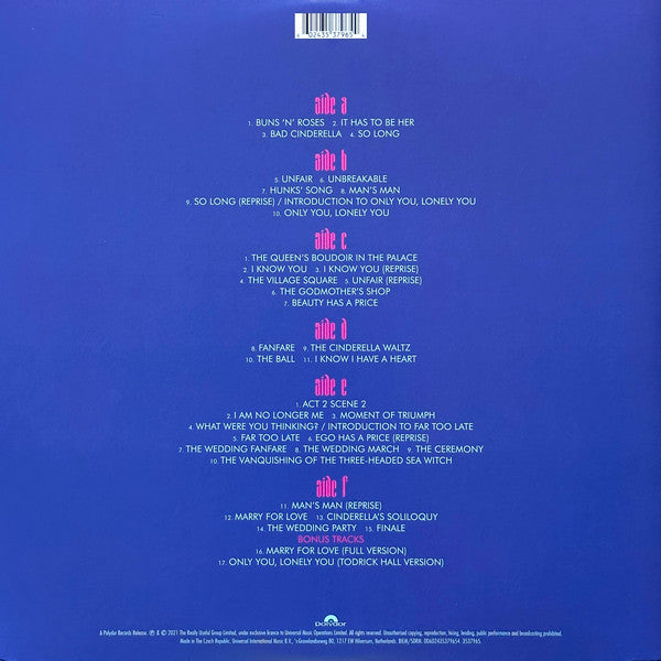 Andrew Lloyd Webber – Cinderella / DISCO TRIPLE (NUEVO, SELLADO)