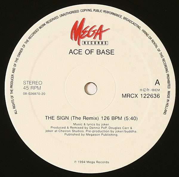 Ace Of Base – The Sign (Remixes) (EX) BOX8