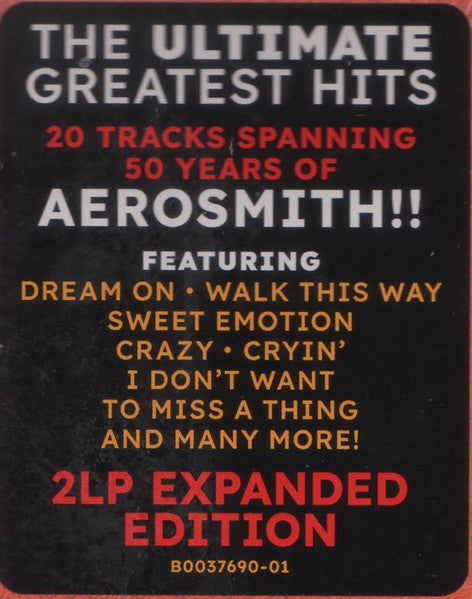 Aerosmith – Greatest Hits - 50 Years of / DISCO DOBLE (NUEVO, SELLADO) BOXV12