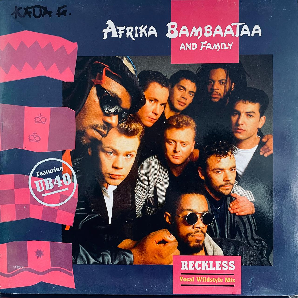 Afrika Bambaataa And Family – Reckless (NM, FUNDA VG+) BOX32
