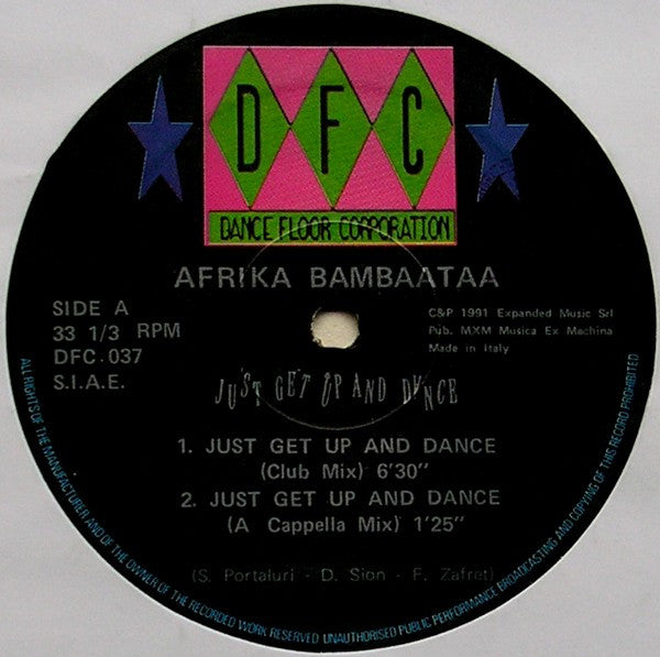 Afrika Bambaataa – Just Get Up And Dance (EX) BOX28