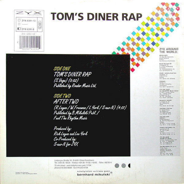 After One – Tom's Diner Rap (NM) BOX33