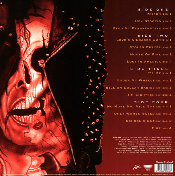Alice Cooper – Classicks / INCLUYE INSERT / DISCO DOBLE (NUEVO, SELLADO)