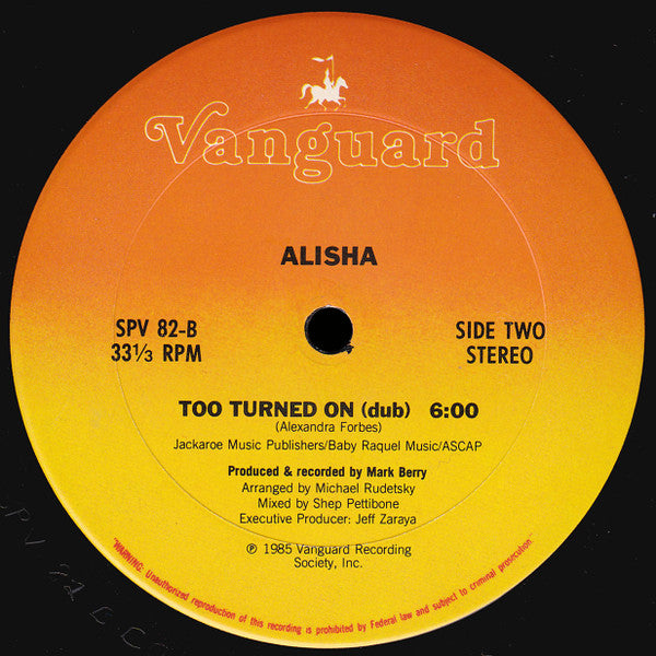 Alisha – Too Turned On (EX) BOX10