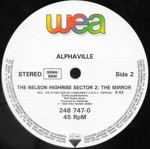 Alphaville – Dance With Me (Empire Remix) (EX, FUNDA VG+) BOX29