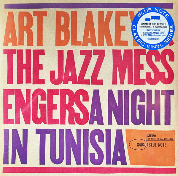 Art Blakey & The Jazz Messengers – A Night In Tunisia (NUEVO, SELLADO)