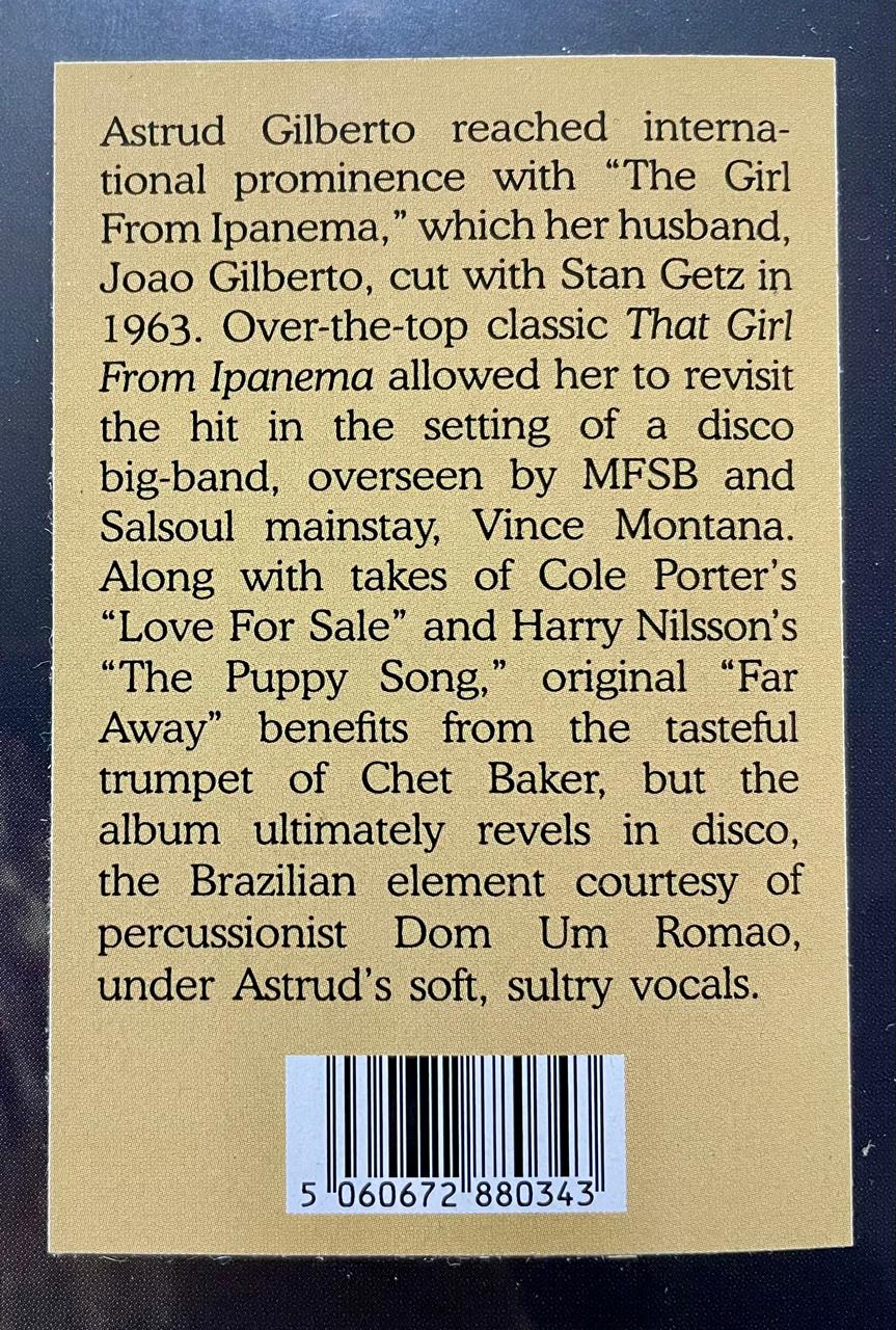 Astrud Gilberto – That Girl From Ipanema (NUEVO, SELLADO)