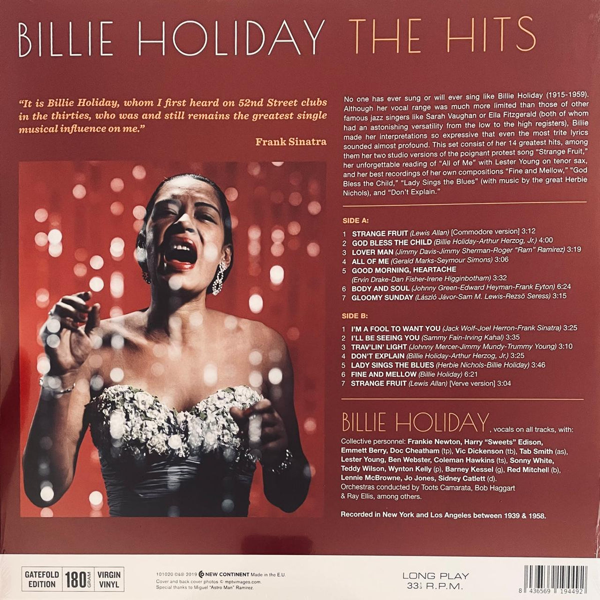 Billie Holiday – The Hits (NUEVO, SELLADO)