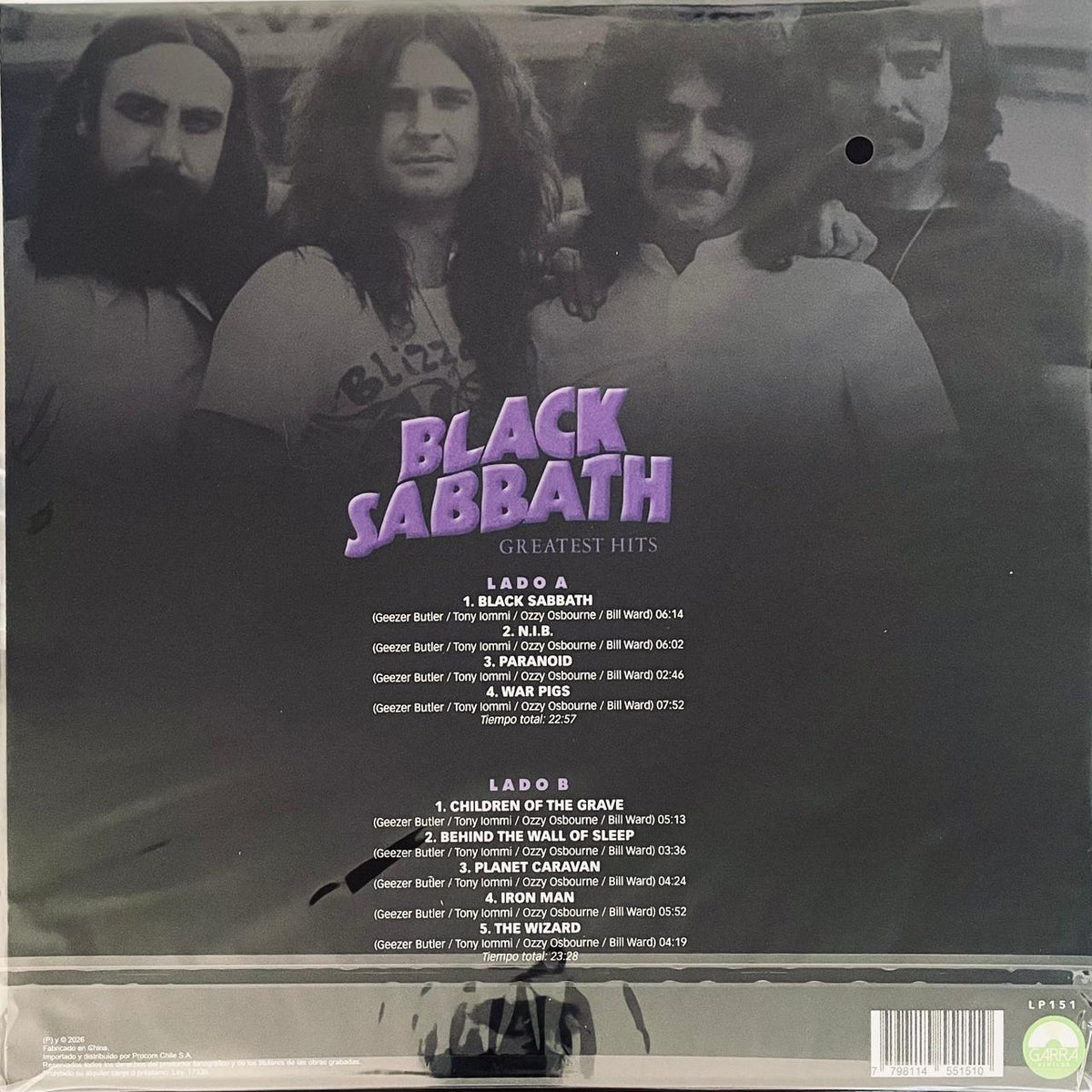 Black Sabbath – Greatest Hits (NUEVO, SELLADO)